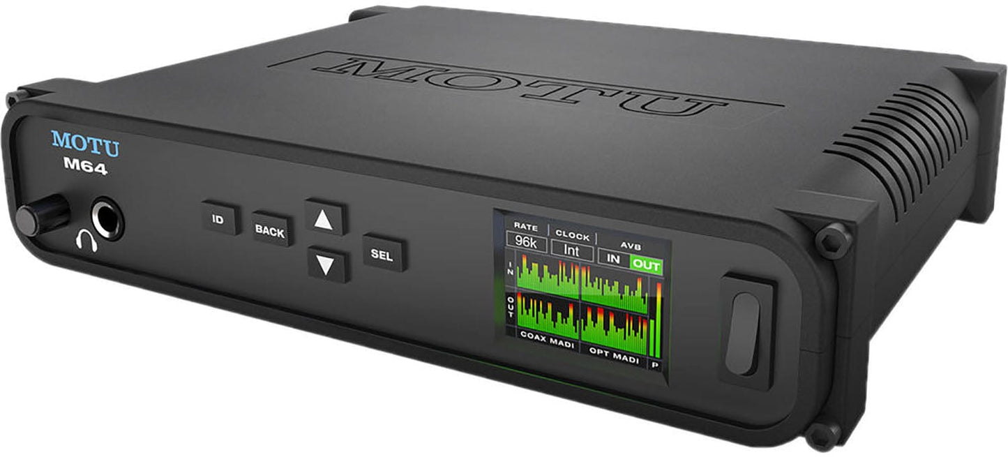 MOTU M64 MADI USB2 / AVB Ethernet Audio Interface with DSP and Mixing - PSSL ProSound and Stage Lighting