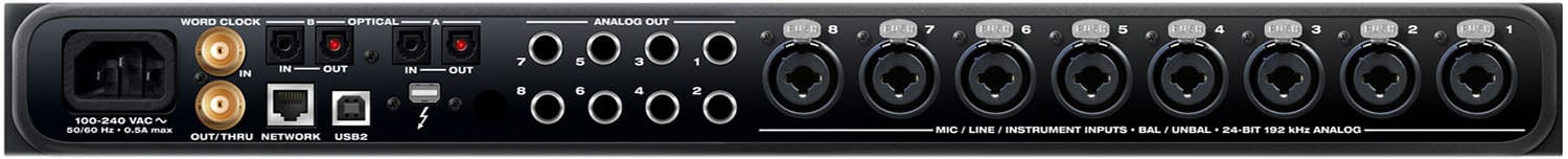 MOTU 8PRE-ES Thunderbolt / USB-2 8-Preamp Audio Interface with DSP and Networking - PSSL ProSound and Stage Lighting