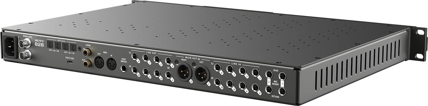 MOTU 828 28x32 USB-3 Audio Interface with Mixing and Effects - PSSL ProSound and Stage Lighting