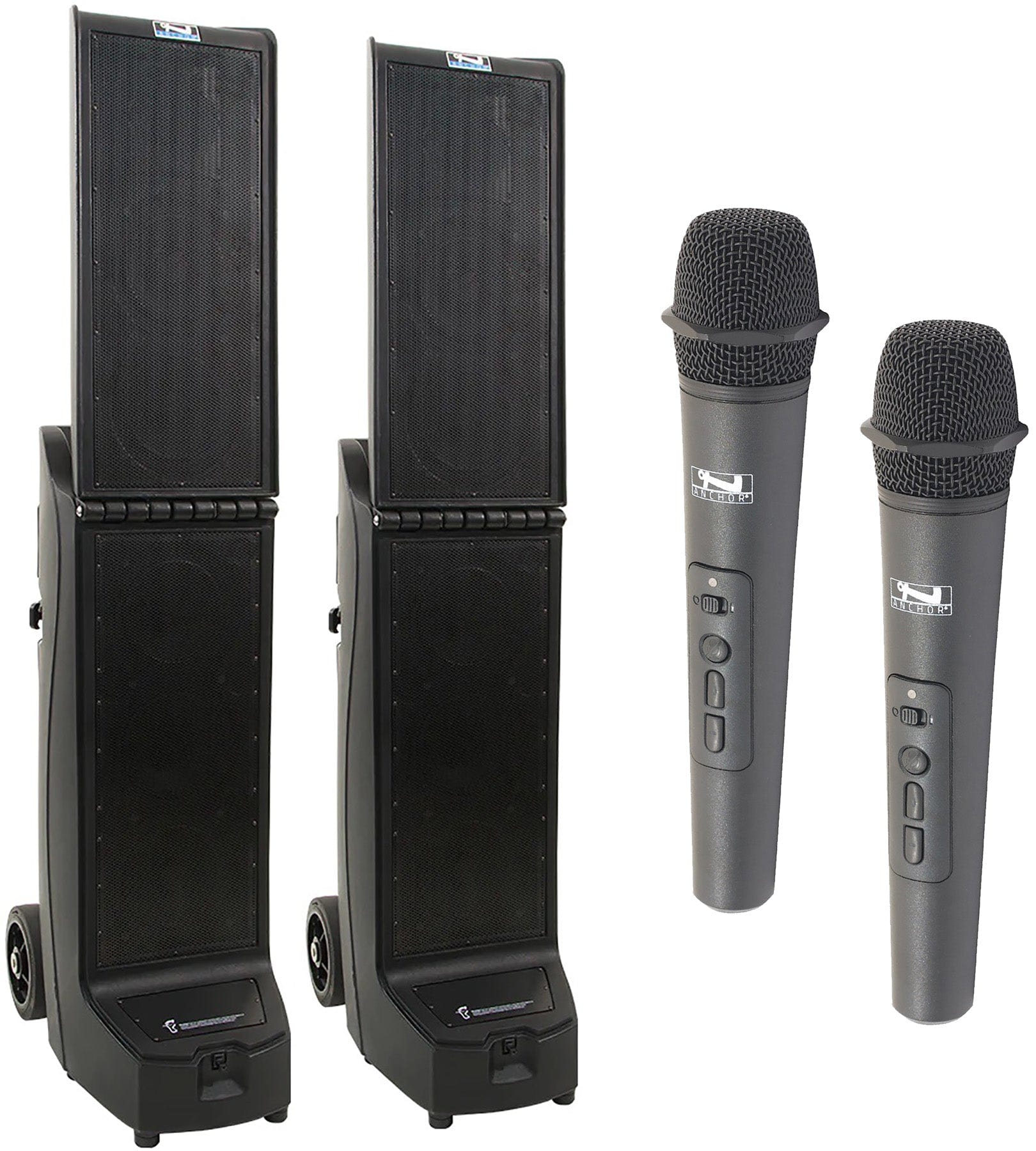 Anchor Audio 960200 Bigfoot 2 Pair AIR XR2 - Anchor-Air / 2x Handheld Wireless Microphones - PSSL ProSound and Stage Lighting