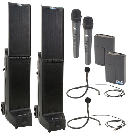 Anchor Audio 960435 Bigfoot 2 Pair AIR XR4 - Anchor-Air / 2x Handheld / 2x Collar Wireless Mics - PSSL ProSound and Stage Lighting