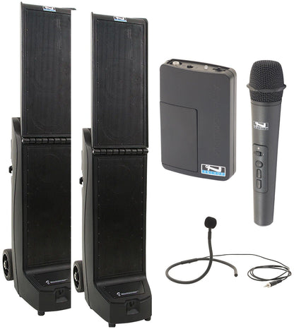 Anchor Audio 965235 Bigfoot 2 Pair AIRFLEX XR2 - Anchor-Air / Handheld / Collar Wireless Microphones - PSSL ProSound and Stage Lighting