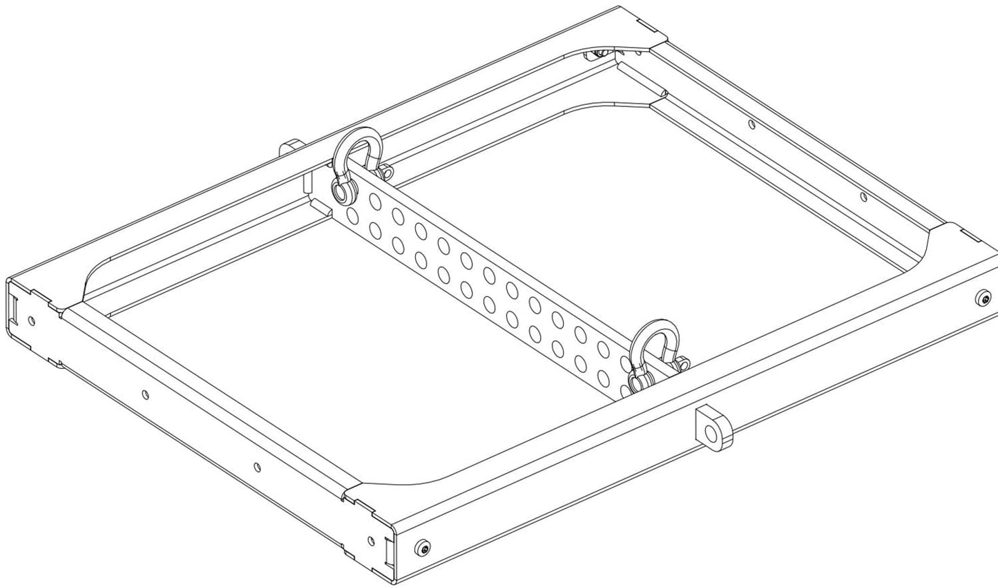 L-Acoustics A10i-BUMPW Flying Frame for Vertical Positioning of A10iW Speaker - White - PSSL ProSound and Stage Lighting