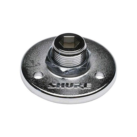 Shure A12 5/8"-27 Threaded Mounting Flange, Matte Silver