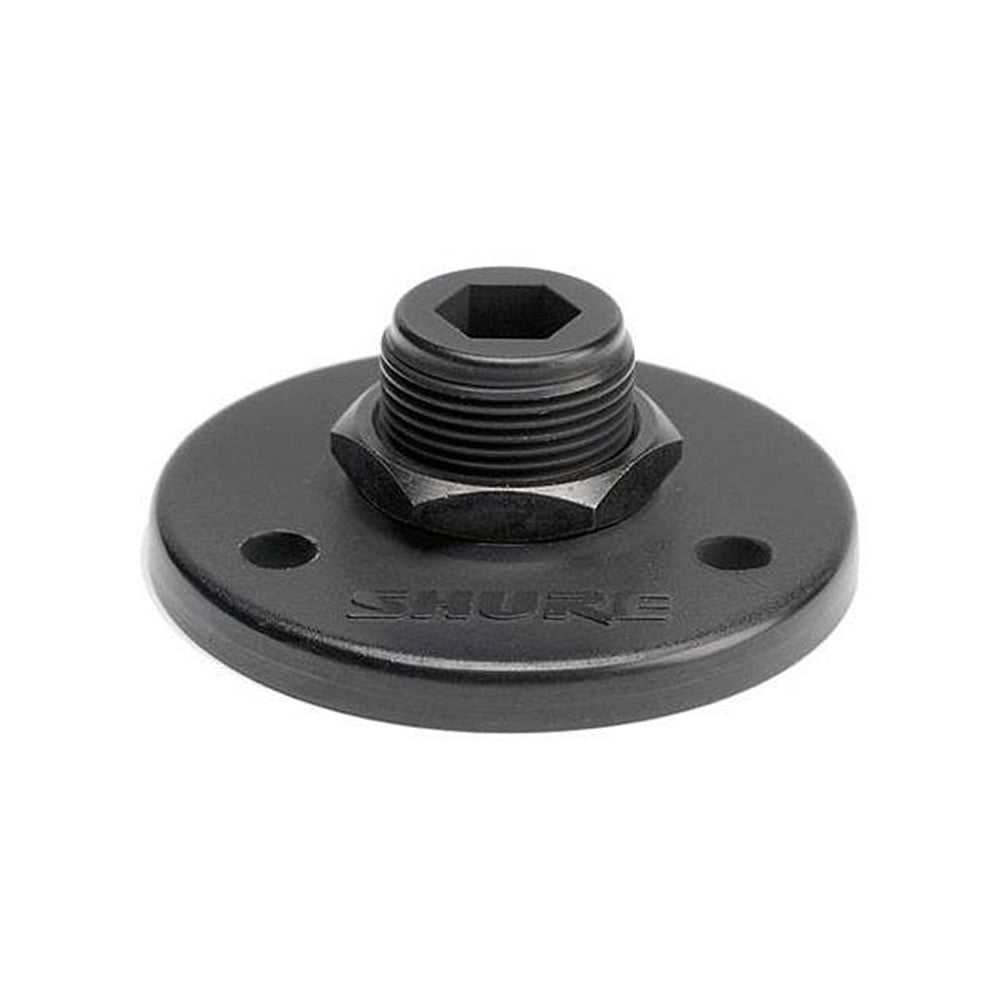 Shure A12B 5/8"-27 Threaded Mounting Flange, Black