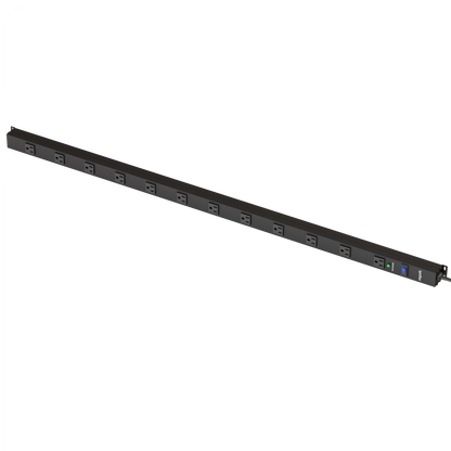 LynTec A12SS 12-outlet surge strip, 15A, 1x12 configuration