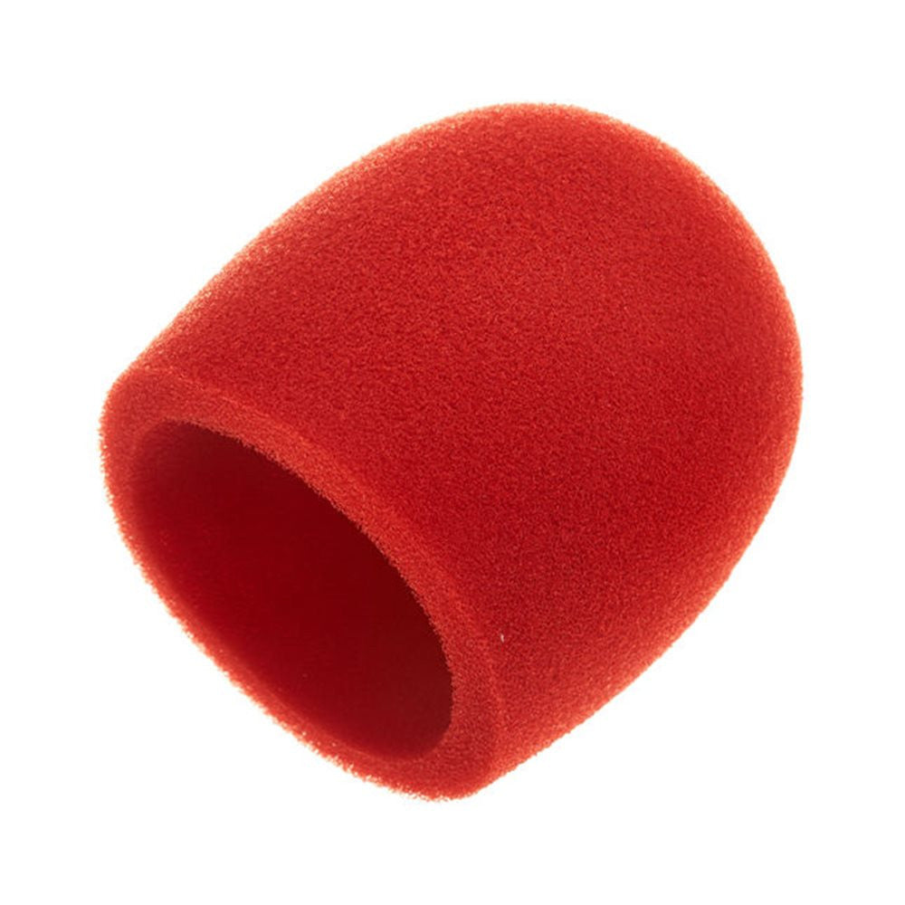 Shure A58WS-RED Red Foam Windscreen for All Shure Ball Type Microphones