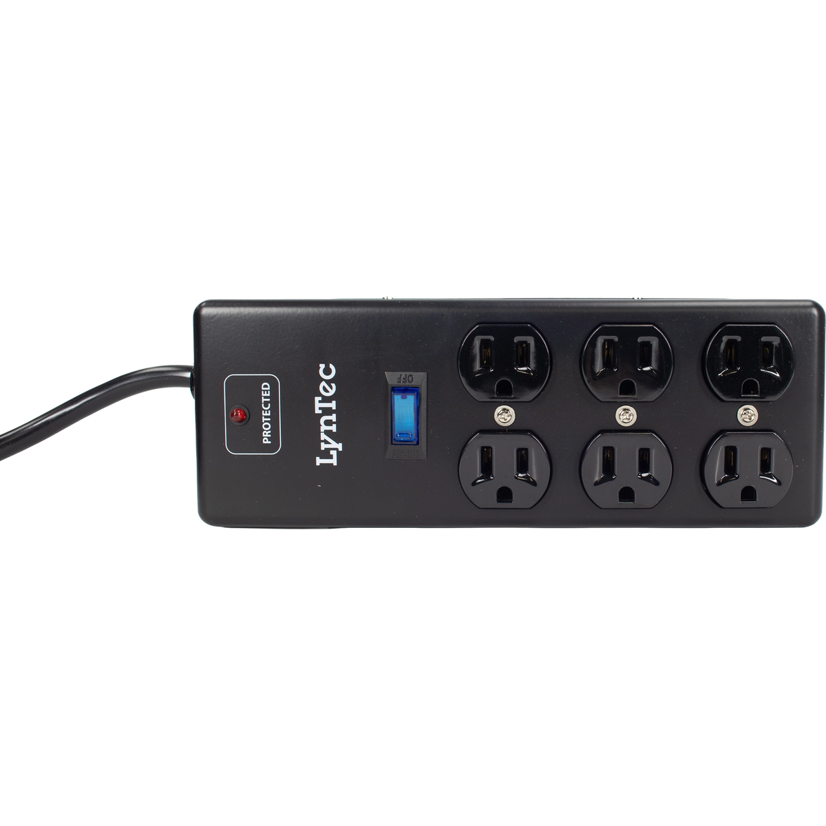 LynTec A6SB 6-outlet surge block, 15A, 2x3 configuration