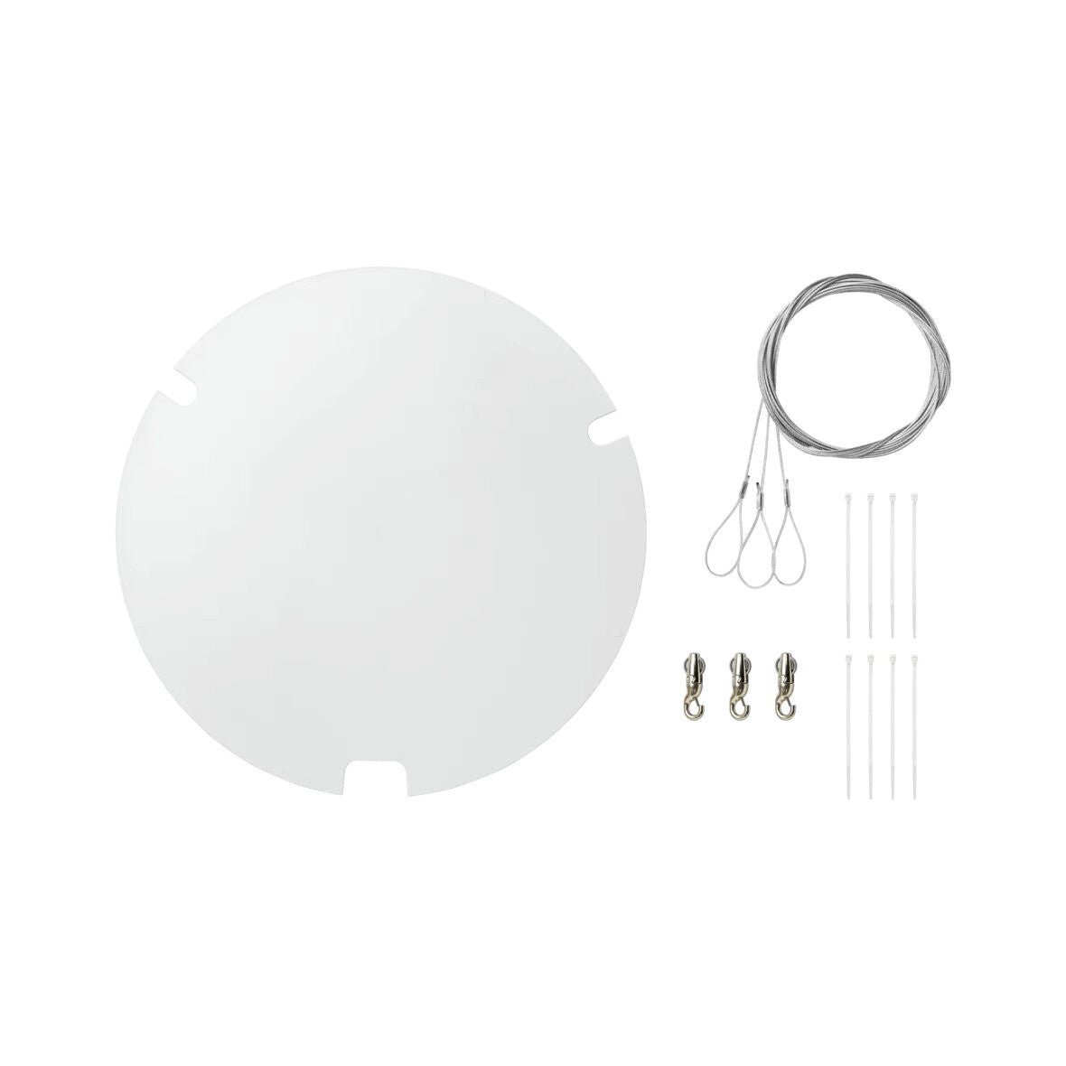 Shure A900W-R-GM Gripple Mount Kit, Round, White Cover