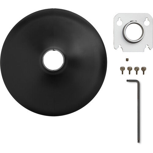 Shure A901B-R-PM-1.5IN 1.5" Pole mounting accessory kit for MXA901-R microphones, black