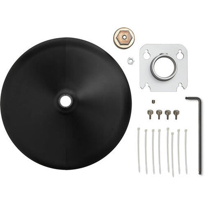 Shure A901B-R-PM-3/8IN 3/8" Pole mounting accessory kit for MXA901-R microphones, black
