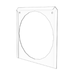 Clay Paky AA2033000102 D14 Color Filter Holder- Actoris Profile FC Compatible with Fixed Lens 14°, and Adjustable Zoom Lens