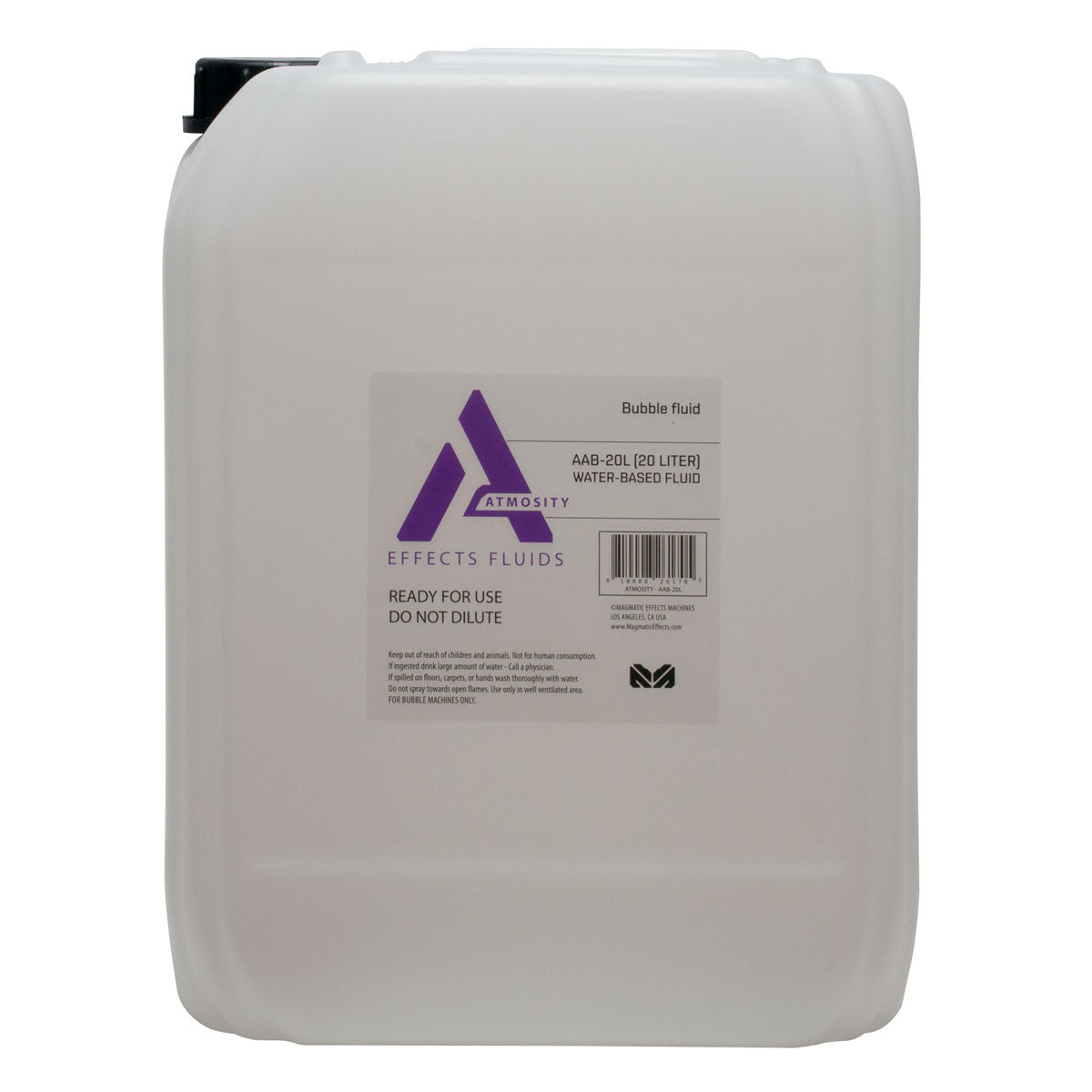Elation AAB-20L Bubble Fluid AAB-20L Bubble Fluid; Water based