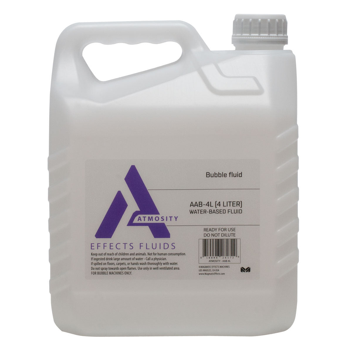 Elation AAB-4L Bubble Fluid AAB-4L Bubble Fluid; Water-based