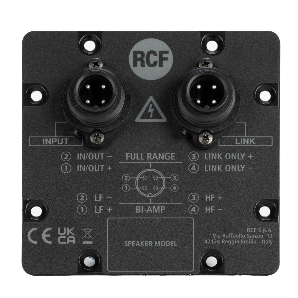 RCF AC-PNL-I/O-AMPHENOL Amphenol I/O Option Panel for Compact Media Series