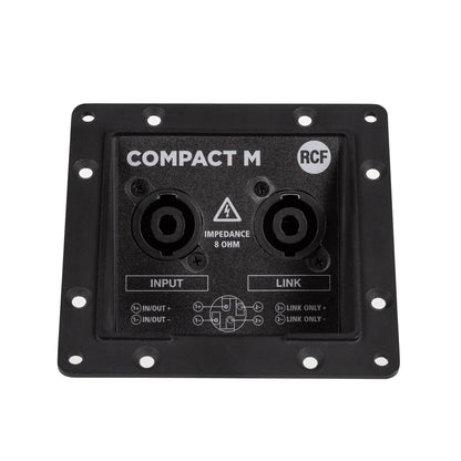 RCF AC-PNL-I/O Speakon I/O Option Panel for Compact Media Series (PNL IN-OUT SPEAKON)