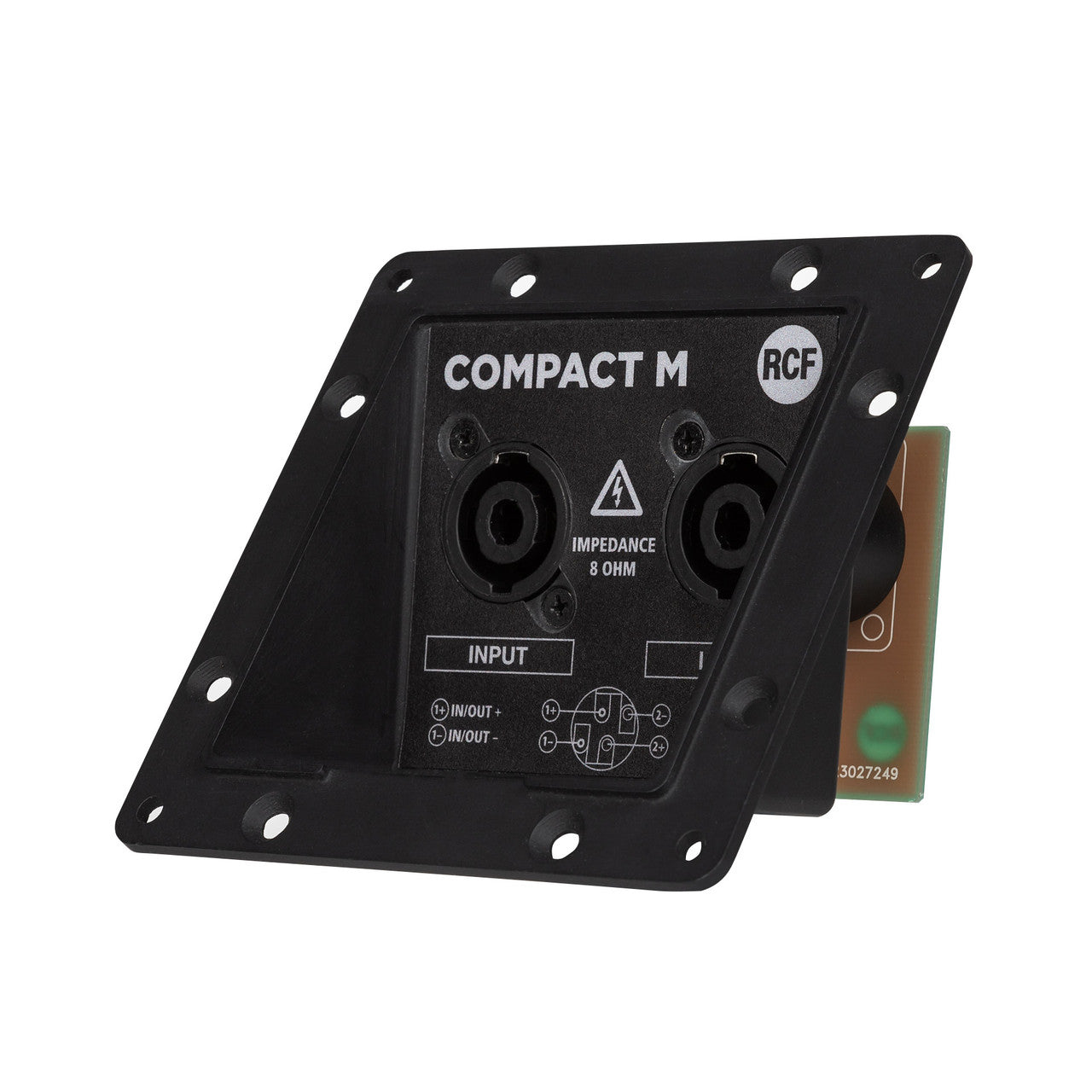 RCF AC-PNL-I/O Speakon I/O Option Panel for Compact Media Series (PNL IN-OUT SPEAKON)