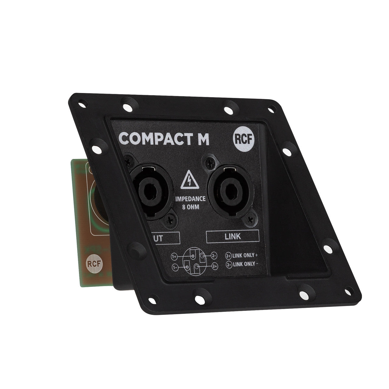 RCF AC-PNL-I/O Speakon I/O Option Panel for Compact Media Series (PNL IN-OUT SPEAKON)
