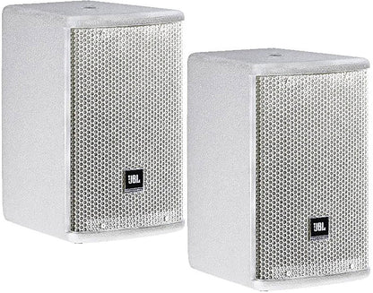 JBL AC15-WH Ultra-Compact 5.25-Inch 2-Way Speaker Pair - White - PSSL ProSound and Stage Lighting