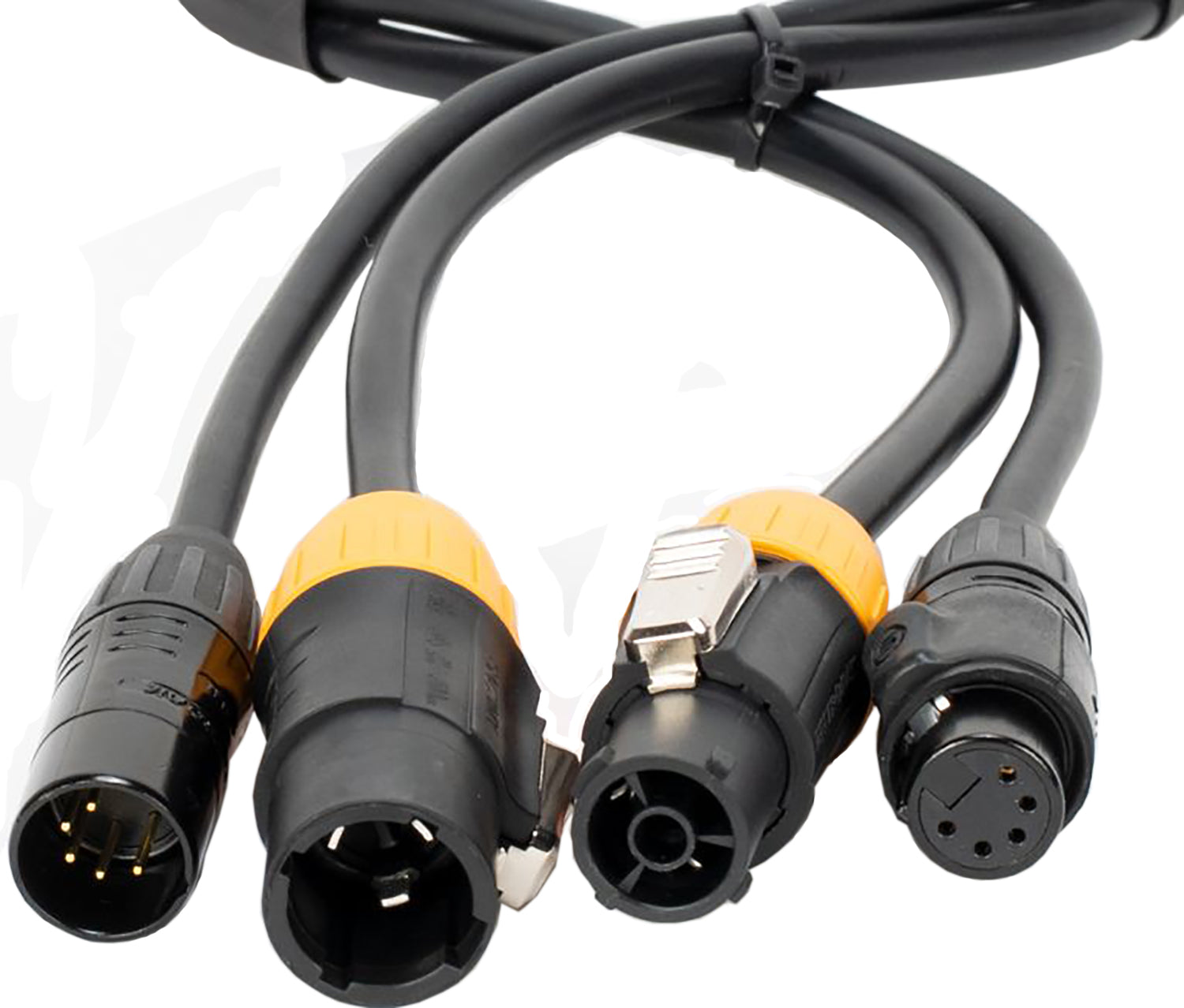 Accu-Cable AC5PTRUE3 3-Foot 5-Pin XLR IP65 Water Resistant DMX Cable - PSSL ProSound and Stage Lighting