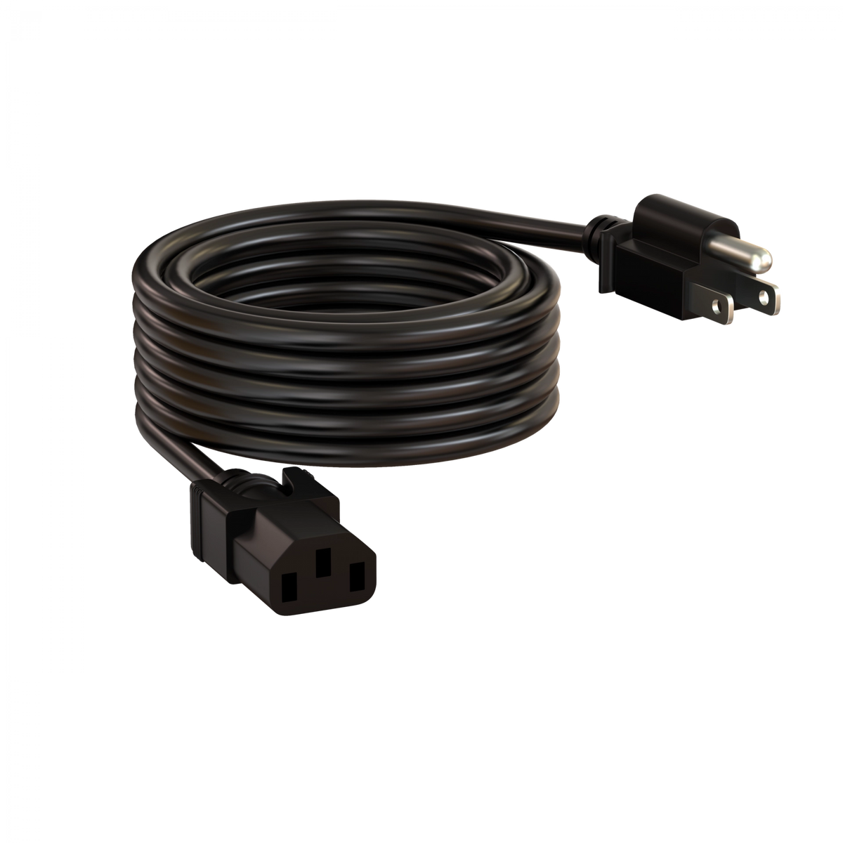 LynTec ACP10FT Heavy duty power cord, IEC to NEMA 5-15P Connector (10 ft)