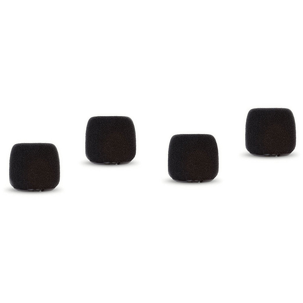 Shure ACVO4WS-B Black Foam Windscreen for Centraverse Overhead Condenser Microphones (Contains Four)