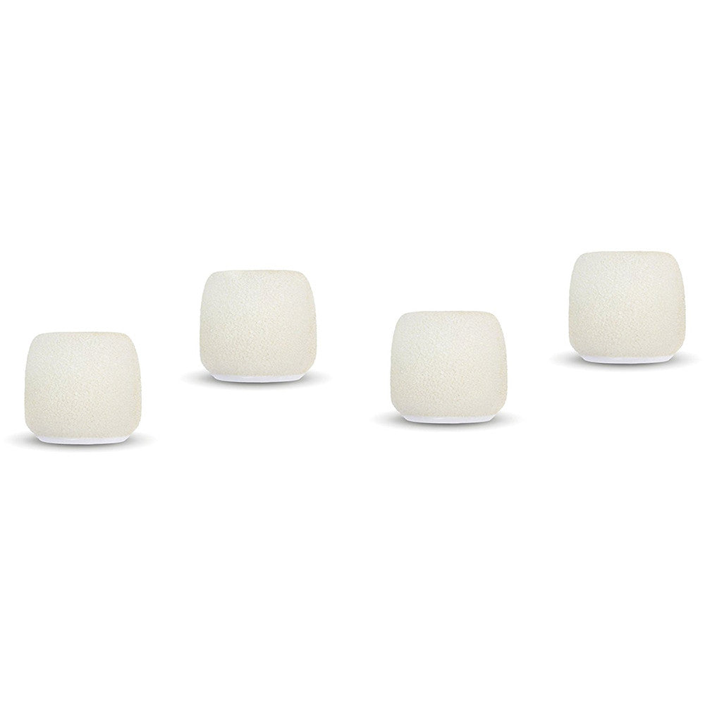 Shure ACVO4WS-W White Foam Windscreen for Centraverse Overhead Condenser Microphones (Contains Four)