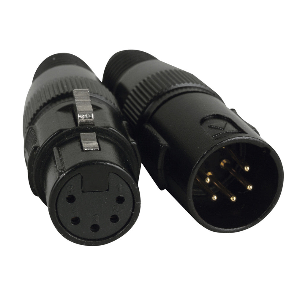 Elation ACXLR5PSET 5 PIN, 1 MALE & 1 FEMALE XLR C