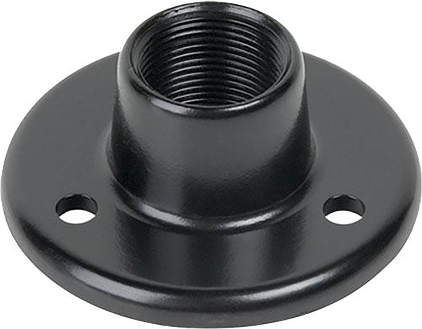 AtlasIED AD-11E Surface Mount Female Microphone Flange - 5/8 Inch - 27 Thread - Black (100 Pieces) - PSSL ProSound and Stage Lighting 