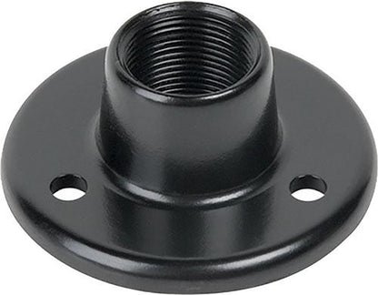 AtlasIED AD-11E Surface Mount Female Microphone Flange - 5/8 Inch - 27 Thread - Black (100 Pieces) - PSSL ProSound and Stage Lighting 