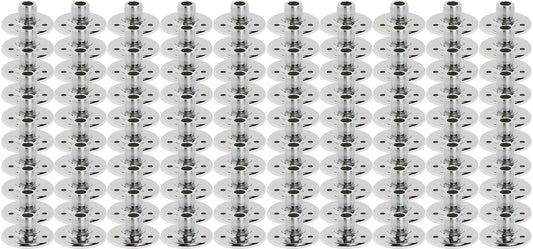 AtlasIED AD-12 Surface Mount Male Microphone Flange - 5/8 Inch -27 Thread - Chrome (100 Pieces) - PSSL ProSound and Stage Lighting 