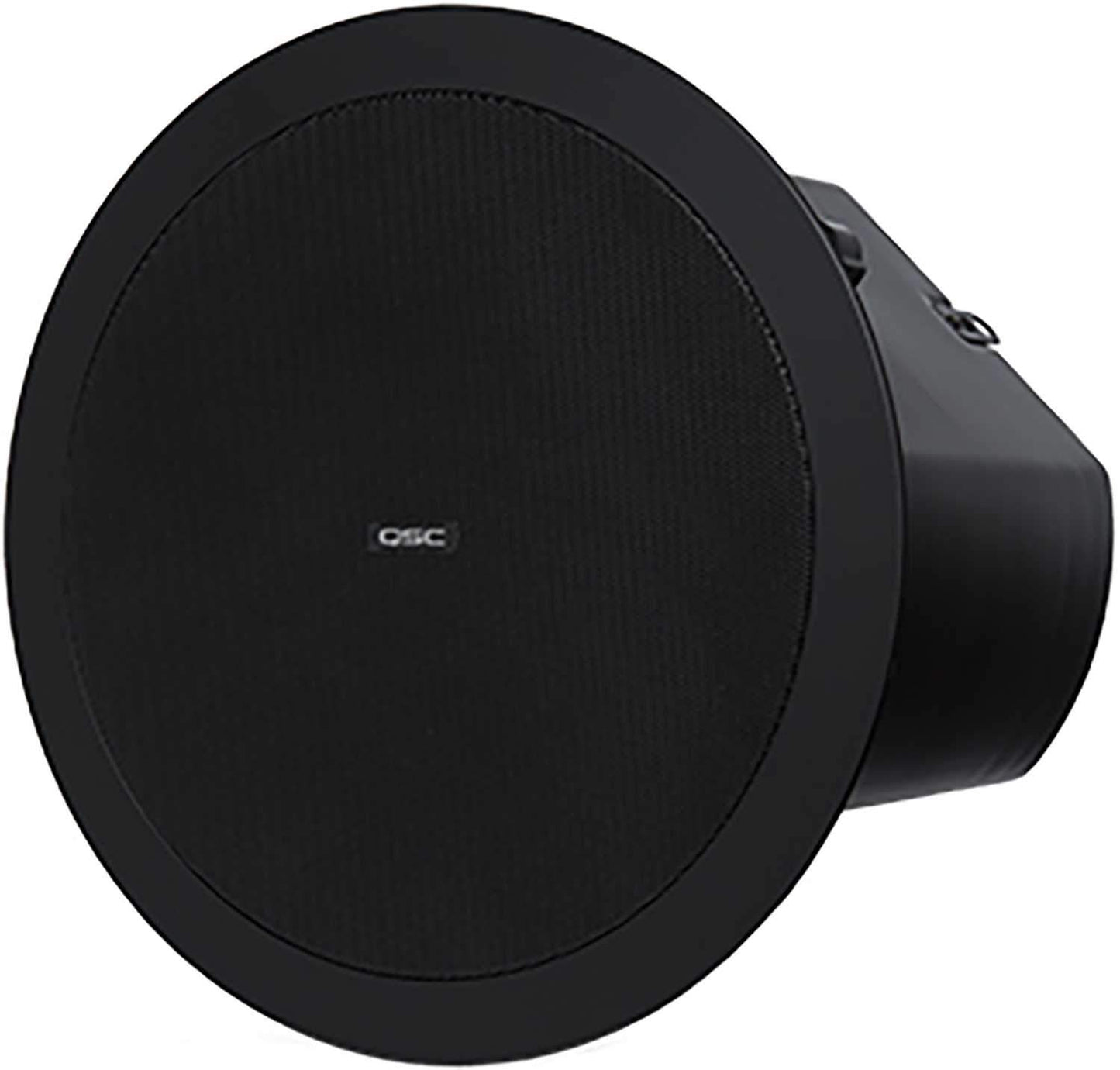 QSys AD-C6T-B IP54 2-Way Ceiling 6-Inch Speaker Pair - Black - PSSL ProSound and Stage Lighting