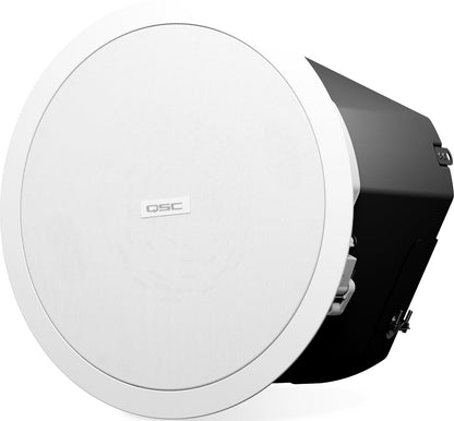 Q-SYS AD-C6T-HC 6.5-inch 2-Way Ceiling-Mount Loudspeaker 75-Degree Coverage - White - PSSL ProSound and Stage Lighting