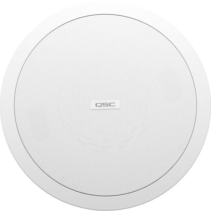 Q-SYS AD-C6T-HP 6.5-inch 2-Way Ceiling-Mount Loudspeaker with 120-Degree Coverage - White - PSSL ProSound and Stage Lighting