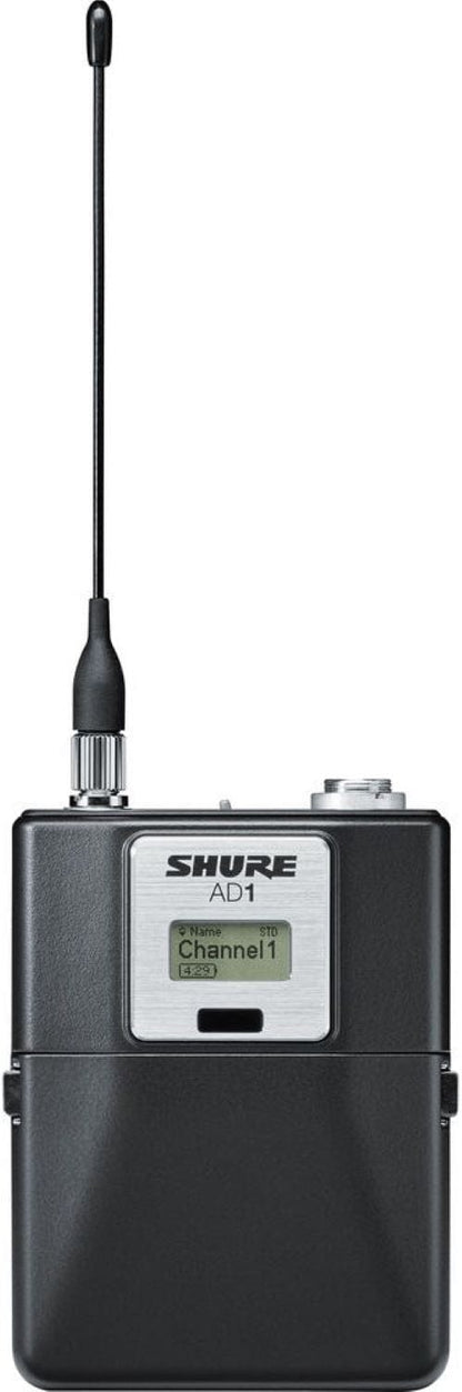 Shure Axient AD1 Bodypack Transmitter, G57 Band - PSSL ProSound and Stage Lighting