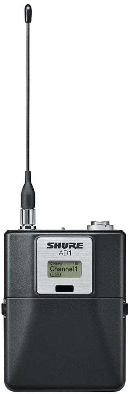 Shure Axient AD1 Bodypack Transmitter, X55 Band - PSSL ProSound and Stage Lighting