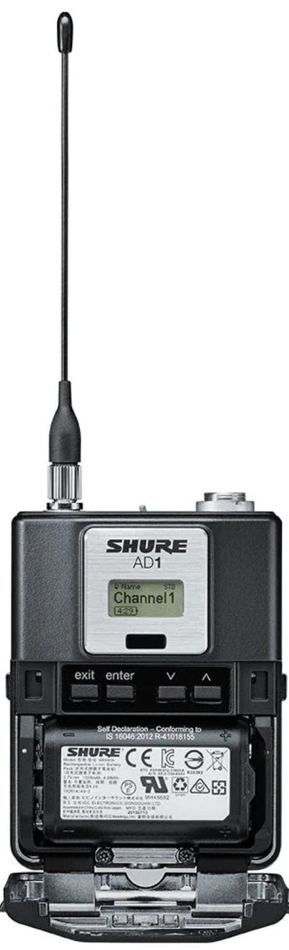 Shure Axient AD1LEMO3 Bodypack Transmitter, X55 Band - PSSL ProSound and Stage Lighting