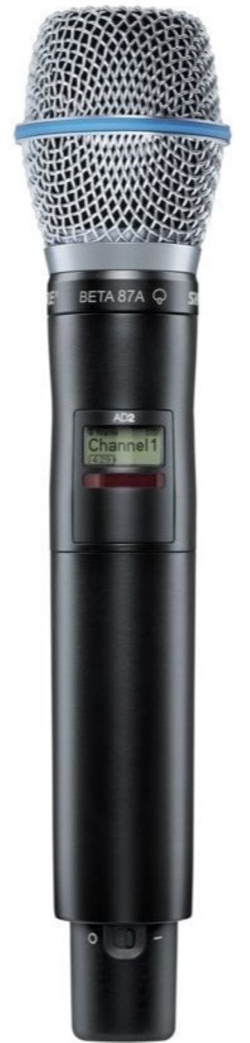 Shure Axient AD2/B87A Handheld Wireless Microphone Transmitter, K54 Band - PSSL ProSound and Stage Lighting