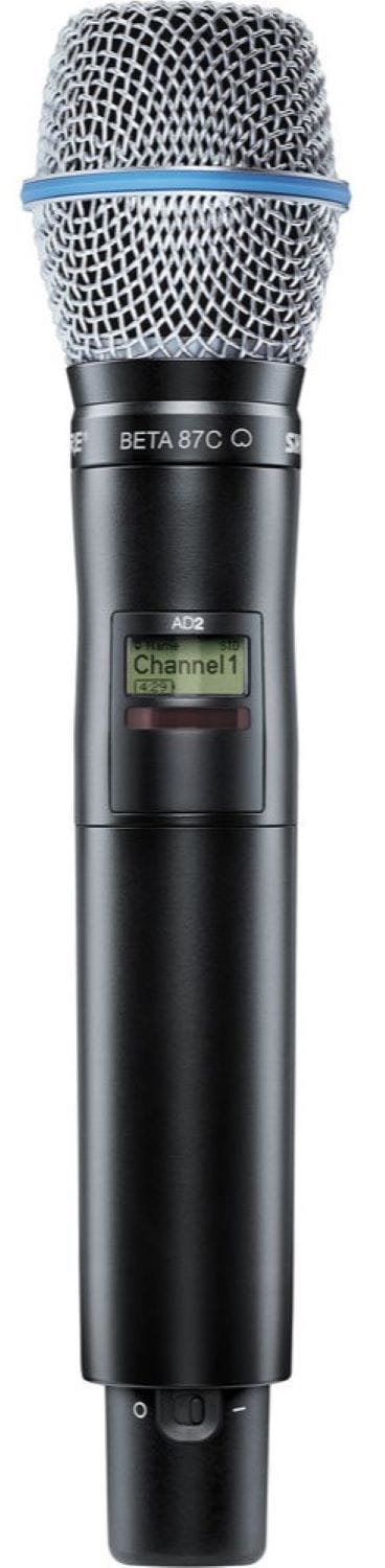 Shure Axient AD2/B87C Handheld Wireless Microphone Transmitter, G57 Band - PSSL ProSound and Stage Lighting