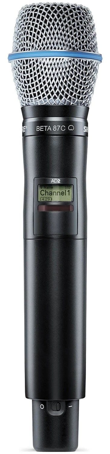 Shure Axient AD2/B87C Handheld Wireless Microphone Transmitter, X55 Band - PSSL ProSound and Stage Lighting