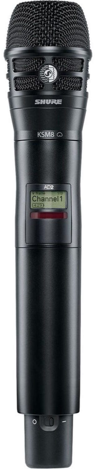 Shure Axient AD2/KSM8B Handheld Wireless Microphone Transmitter, G57 Band - PSSL ProSound and Stage Lighting