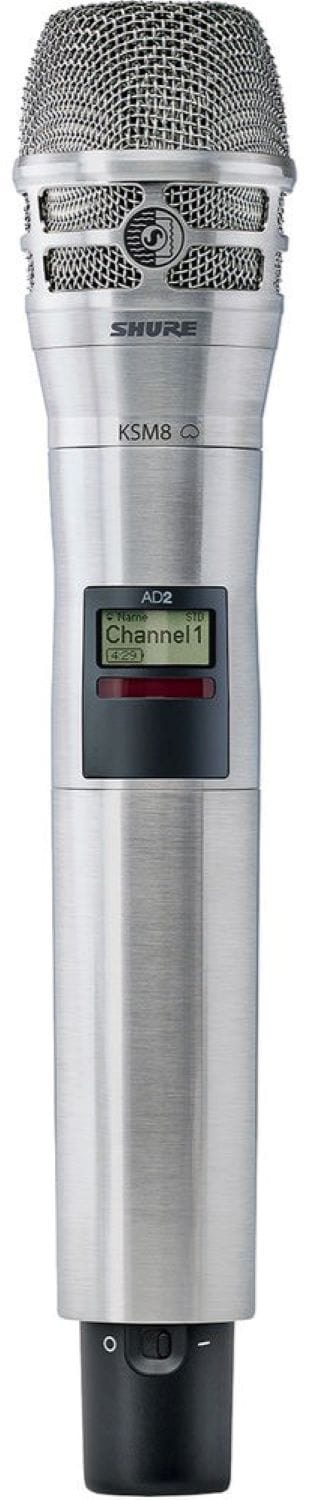 Shure Axient AD2/KSM8N Handheld Wireless Microphone Transmitter - K54 ...