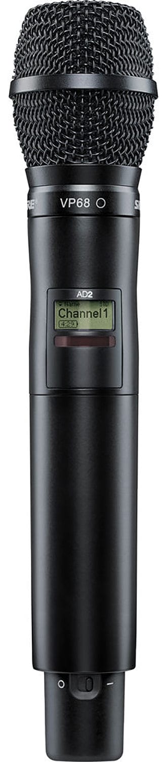 Shure Axient AD2/VP68 Handheld Wireless Microphone Transmitter, G57 Band - PSSL ProSound and Stage Lighting