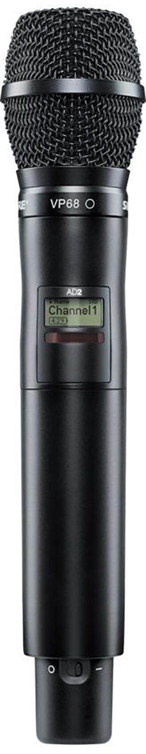 Shure Axient AD2/VP68 Handheld Wireless Microphone Transmitter, K54 Band - PSSL ProSound and Stage Lighting