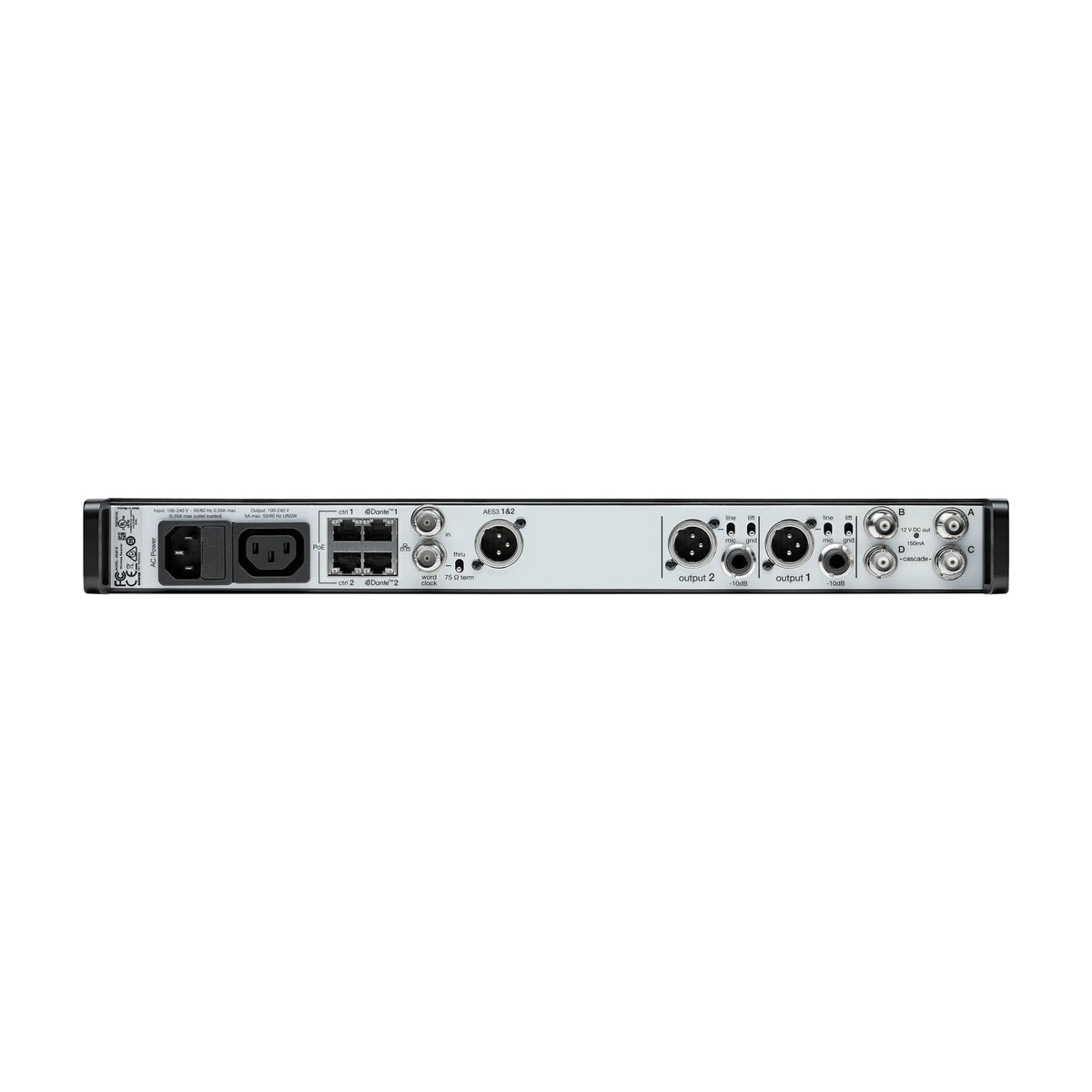 Shure AD4DNPTA=-C AD DUAL CH Rx 750-960 MHz TAA