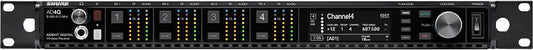 Shure AD4QNP=-B 4-Channel Digital Wireless Receiver for AD / ADX Transmitters - B Band - 606-810 MHz - PSSL ProSound and Stage Lighting