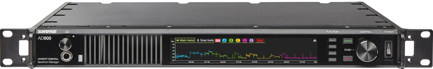 Shure AD600US Axient Digital Spectrum Manager with Included US Power Supply - PSSL ProSound and Stage Lighting