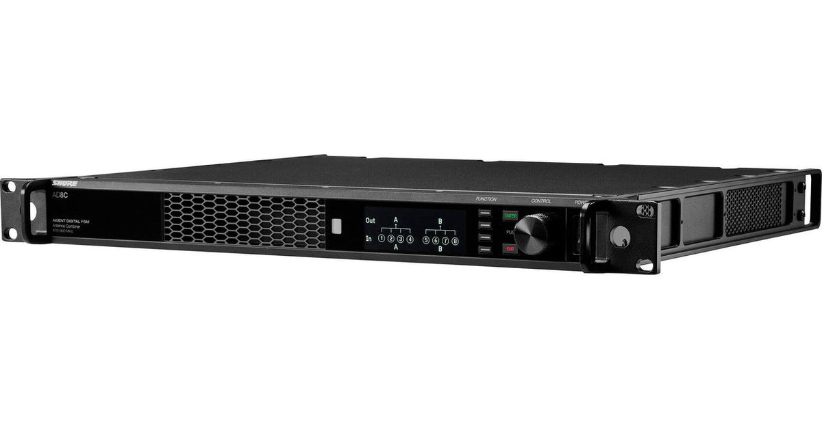 Shure AD8CDC AXIENT DIGITAL PSM 8-PORT COMBINER DC MODULE 470-960 MHz