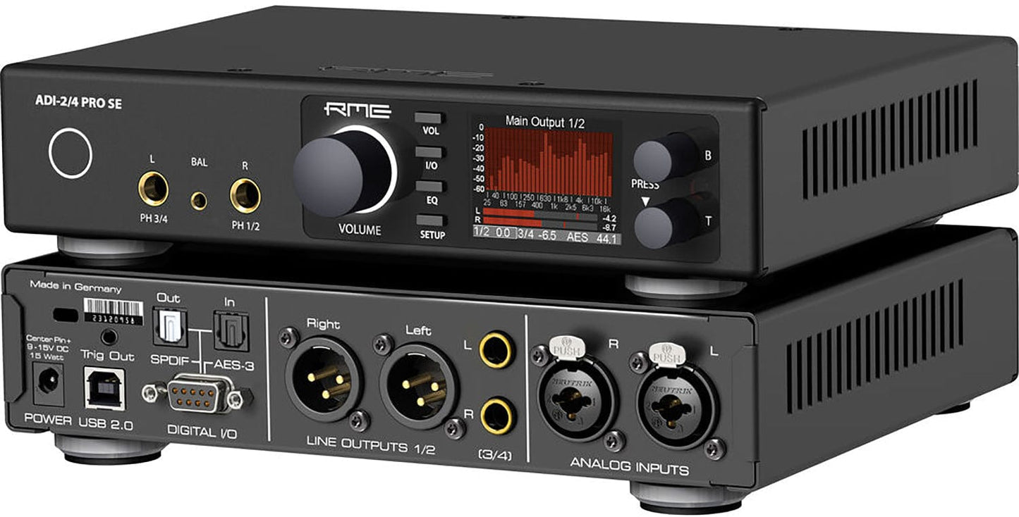 RME ADI 2/4 PRO SE 24 Bit/768 kHz- 2 In/4 Out Hi-Performance AD/DA-Converter with USB - PSSL ProSound and Stage Lighting