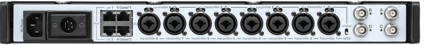 Shure ADTQ Axient Digital PSM Wireless Quad Transmitter - Frequency Band G57 (470-608 MHz)